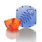 Fozzils Bowlz (New Blue / Orange)