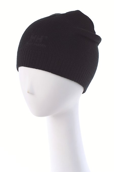 Helly Hansen Brand Beanie (Black)