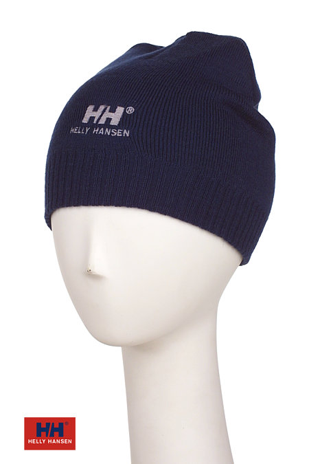 Helly Hansen Brand Beanie (Dark Blue)