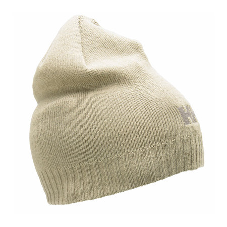 Helly Hansen Brand Beanie (Taupe Grey)