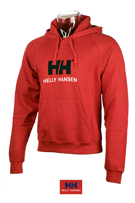 Helly Hansen Brand Hoodie Men's (Red)