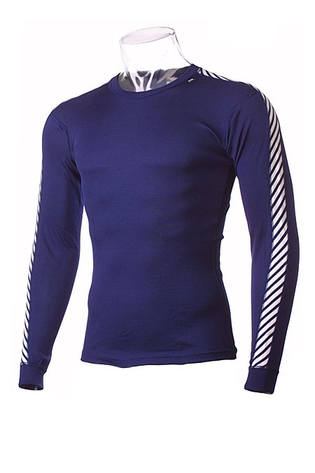 Helly Hansen W's LIFA Active Stripe Crew Navy