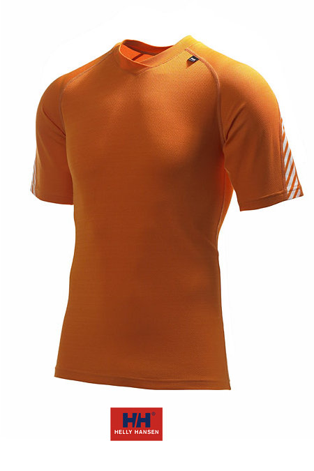 Helly Hansen LIFA DRY V-Neck Tee Men's (Tangerine)