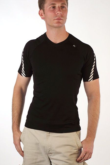 Helly Hansen LIFA DRY V-Neck Tee Men's (Black)