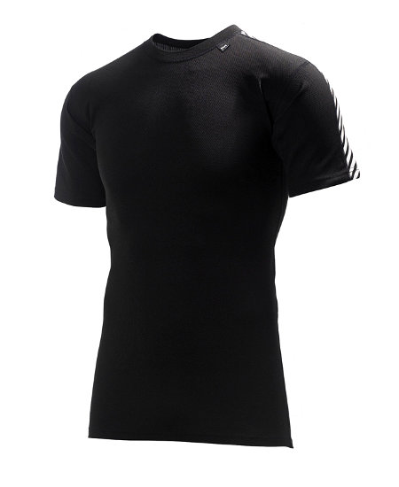 Helly Hansen LIFA Light Weight Stripe T (Black)