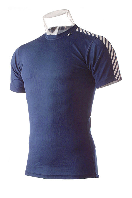 Helly Hansen LIFA Light Weight Stripe T (Navy)