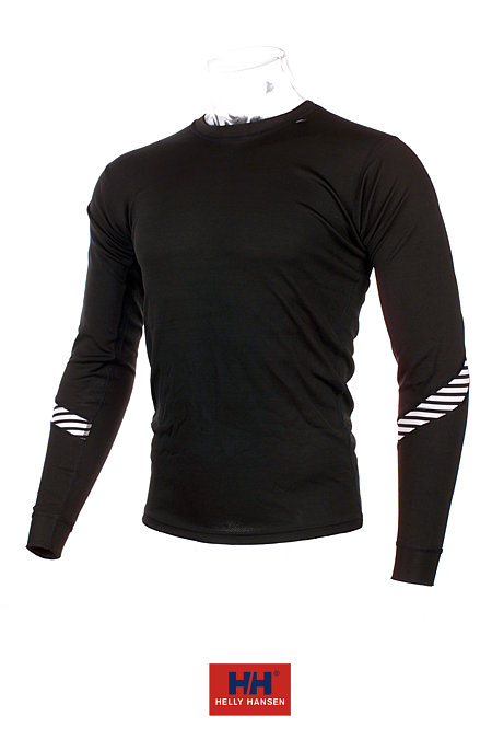 Helly Hansen LIFA DRY Long Sleeve Crew Men's (Black)