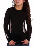 Helly Hansen LIFA DRY Long Sleeve Crew Women's (Black)