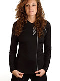 Helly Hansen LIFA DRY Dynamic V-Neck Women's (Black / Steel)