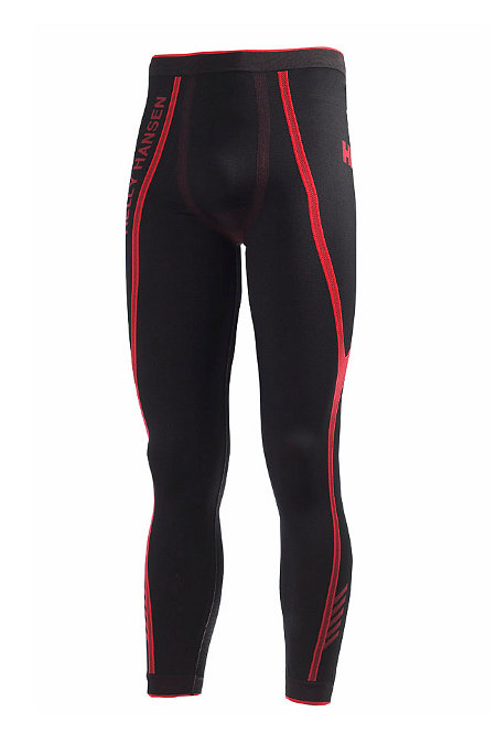 Helly Hansen LIFA DRY SLX Seamless Pants Men's (Black / Red)