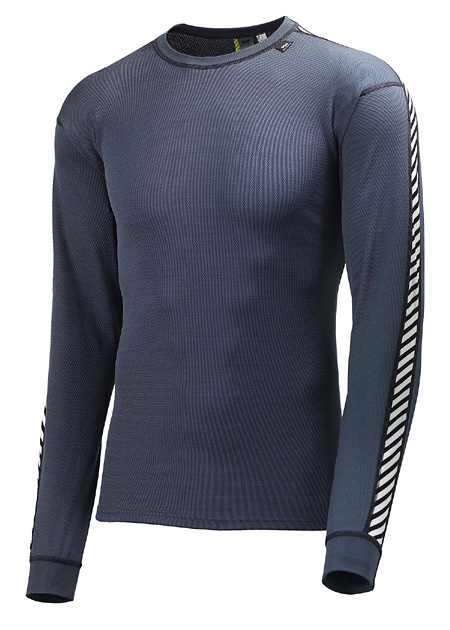 Helly Hansen LIFA DRY Stripe Crew Men's (Arctic Blue)