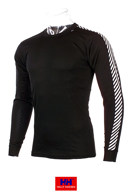 Helly Hansen LIFA DRY Stripe Crew Men's (Black)