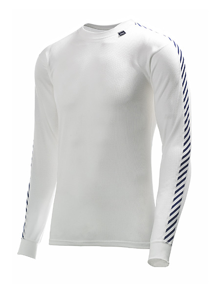 Helly Hansen LIFA DRY Stripe Crew Men's (White)