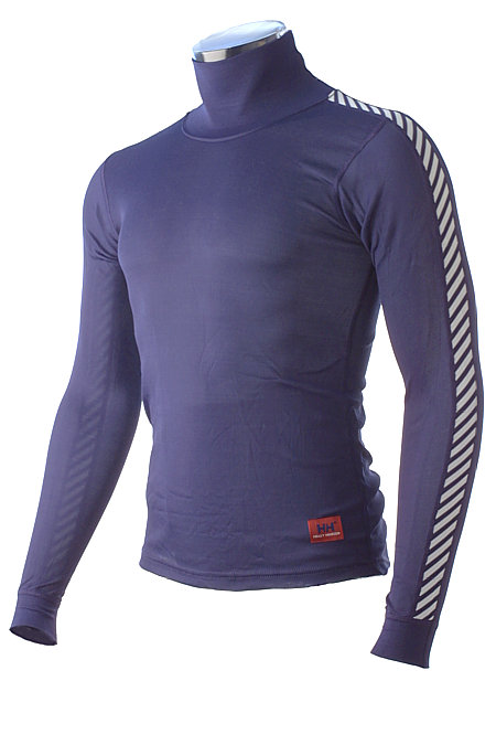 Helly Hansen LIFA Stripe Turtleneck Blue