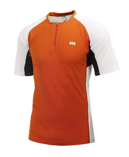 Helly Hansen LIFA Trailwizard Tee Men's (Spray Orange / White)