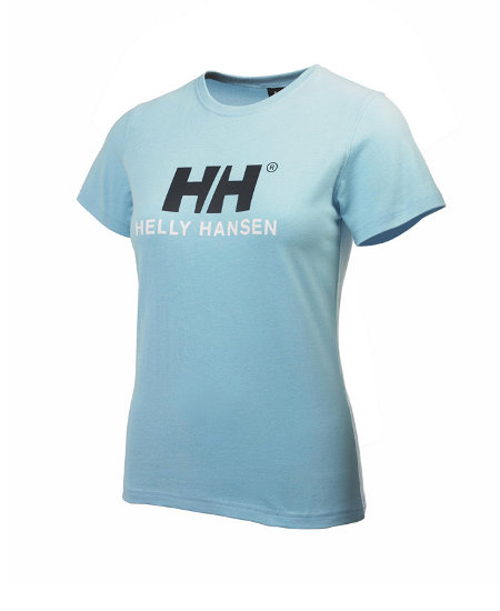 Helly Hansen Logo Tee Women's (Light Blue)