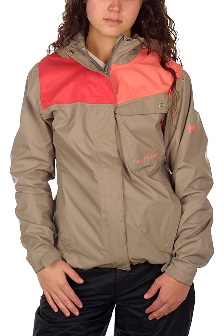 Helly Hansen New Zero G Jacket Women's (Light Clay / Coral Red)