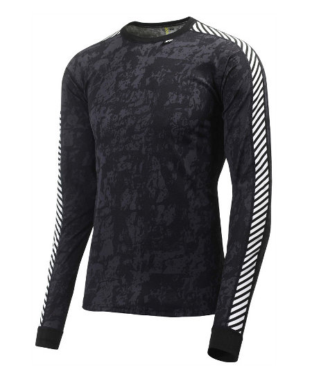 Helly Hansen Stripe Graphic Base Layer Men's (Black)