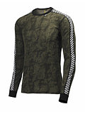 Helly Hansen Stripe Graphic Base Layer Men's (Olive Night)