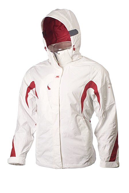 Helly Hansen W's Flakes Jacket Shell White/Crimson