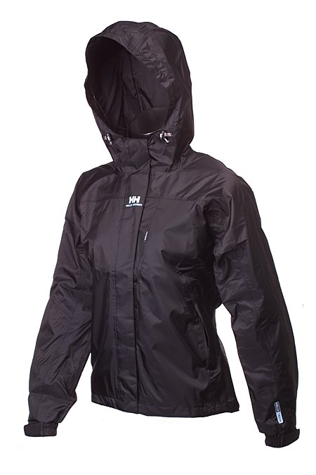 Helly Hansen Women's Packable Raingear Jacket Black