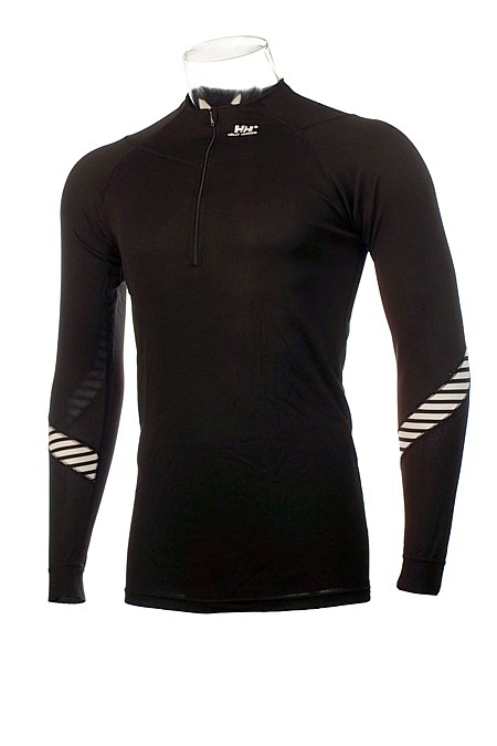 Helly Hansen Zip LIFA Sport Turtle Neck Black