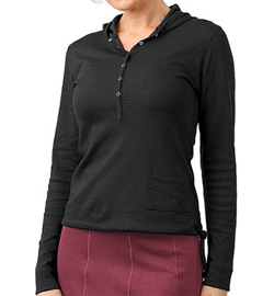 	Horny Toad Cassis Hoodie Sweatshirt Women's (Black)