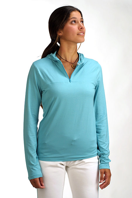 Horny Toad Ellie Long Sleeve Shirt Women's (Lagoon)