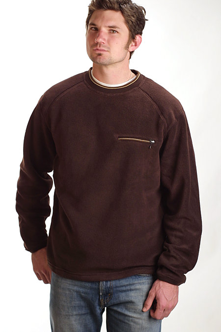 Horny Toad McQueen Crew Neck Shirt Men's (Coffee)