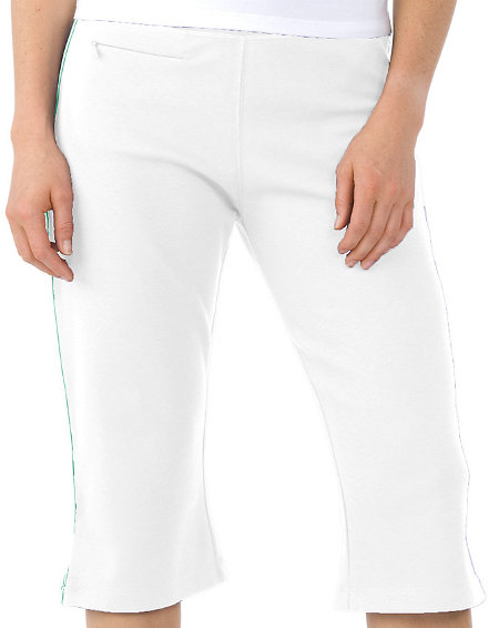 Horny Toad Scout Crop Capri Women's (White)