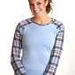 Hot Chillys Baseball Crewneck Women's (Glacier/ Scottie)