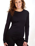 Hot Chillys Crewneck Base Layer Women's (Black)