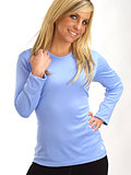 Hot Chillys Crewneck Base Layer Women's (Sky)