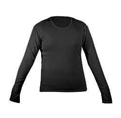 Hot Chillys Crewneck Base Layer Kid's (Black)