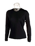 Hot Chillys Pepperskins Crewneck Base Layer  Women's (Black)