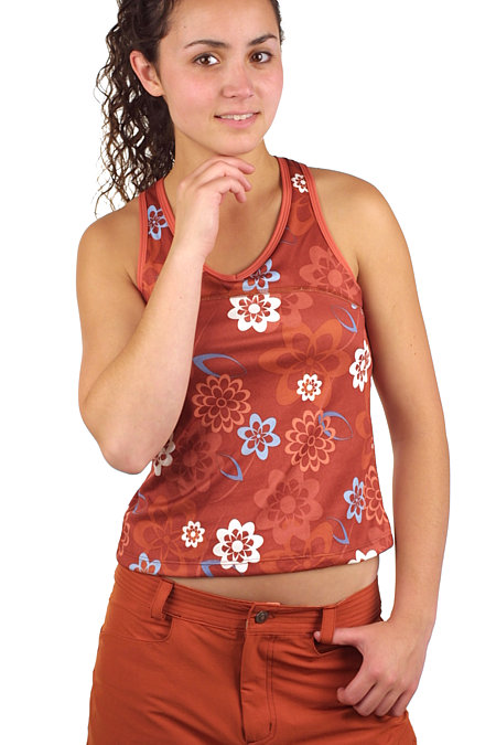 Isis Cross Back Tank Women's (Paprika Blossom)