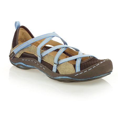 J-41 Aquarius Shoes Women's (Brown / Sky Blue)