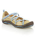 J-41 Aquarius Shoes Women's (Tan / Sky Blue)