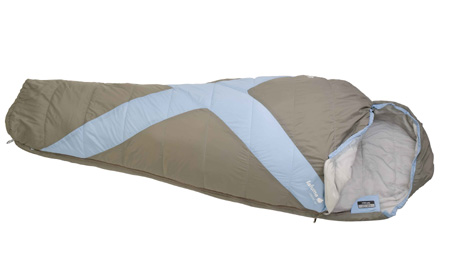 Lafuma X 800 Synthetic Sleeping Bag Women's (Khaki / Fresh Blue)