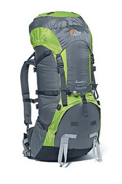 Lowe Alpine Contour 60/10 Hyperlite Backpack (Slate Grey / Lizar