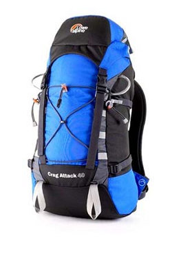 Lowe Alpine Crag Attack 40 Climbing Backpack (Cobalt / Black)