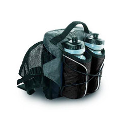 Lowe Alpine Double Dipper Hydration Belt Pack (Black / Slate Gre