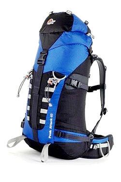 Lowe Alpine Peak Attack 40 Technical Backpack (Cobalt / Black)