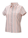Marmot Arcadia Button Front Short Sleeve Shirt Women's (Coral / Arcadia Strip)