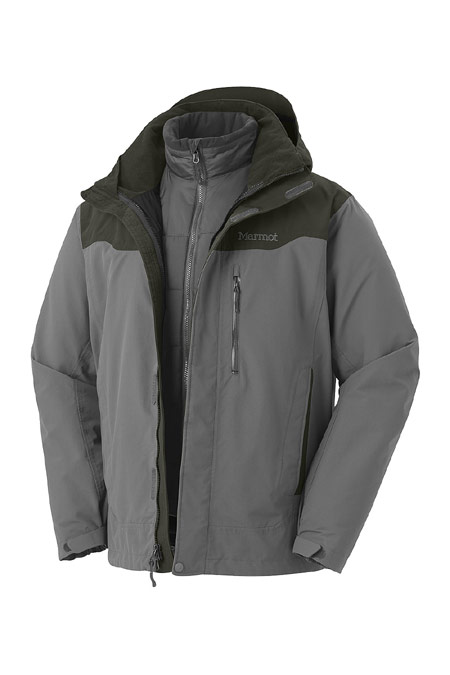 Marmot Bastione Component Jacket Men's (Gargoyle / Beluga)