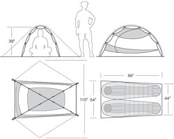 Marmot Earlylight 2 Person Tent (Pale Pumpkin / Terra Cotta)