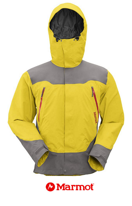 Marmot Exum Shell Jacket Men's (Dark Yellow / Lead)