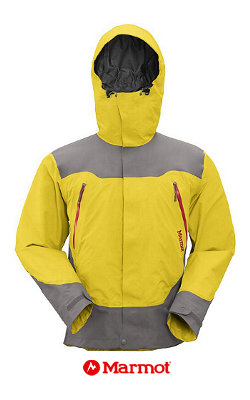 Marmot Exum Shell Jacket Men's (Dark Yellow / Lead)