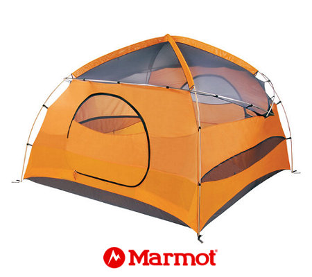 Marmot Halo 4 Person Tent (Pale Pumpkin / Terra Cotta)