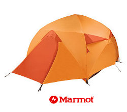 Marmot Halo 4 Person Tent (Pale Pumpkin / Terra Cotta)